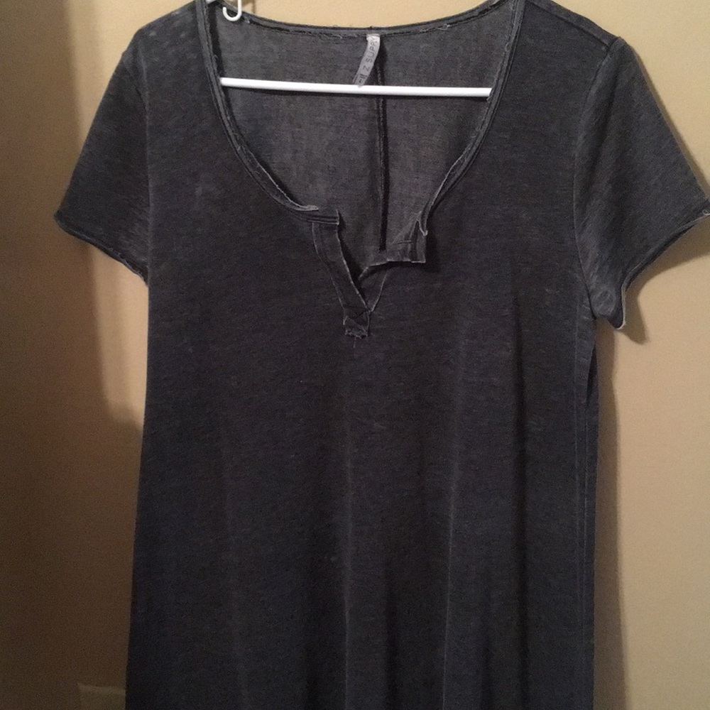 Gray T-Shirt Dress